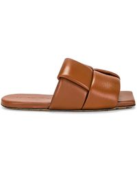 Bottega Veneta - Patch Mule Flat Sandal - Lyst