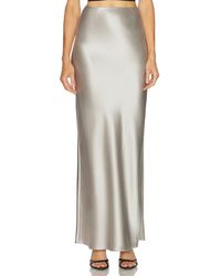 SAME - Satin Maxi Skirt - Lyst