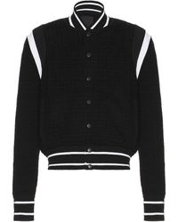 Givenchy - Knitted Bomber Jacket - Lyst