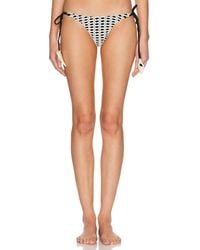 PATBO - Selene Mesh Color Block Bikini Bottom - Lyst