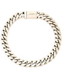 Saint Laurent - Thick Curb Chain Necklace - Lyst