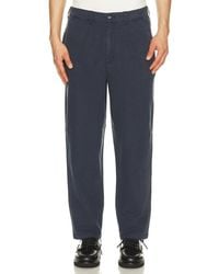 Barbour - Cotton Linen Relaxed Trousers - Lyst