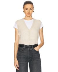 ÉTERNE - Elton Cashmere Cardigan Vest - Lyst