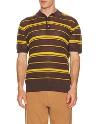 Beams Plus - Mesh Polo Stripe - Lyst