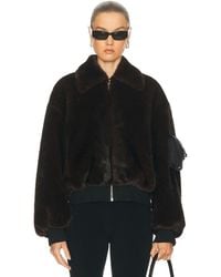 Coperni - Faux Fur Bomber Jacket - Lyst