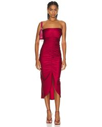 Adriana Degreas - Solid Heart Frilled Long Dress - Lyst