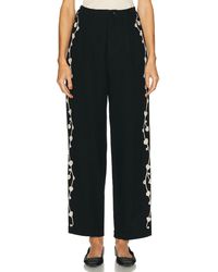 Bode - Snowdrop Applique Murray Trouser - Lyst