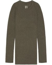 Rick Owens - Rib Long Sleeve Tee - Lyst