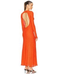 Siedres - Lendi Open Back Textured Maxi Dress - Lyst