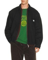 vowels - Garment Dyed Zip Up Jacket - Lyst
