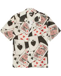 Bode - Ace Of Spaded Short Sleeve Shirt - Lyst