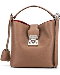 Mark Cross Murphy Small Bucket Bag - Brown