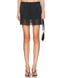 Mimchik - Fringe Mini Skirt - Lyst