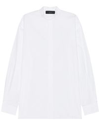 Amiri - Tab Collar Poplin Shirt - Lyst