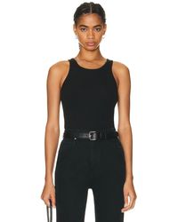 ÉTERNE - High Neck Fitted Tank Top - Lyst