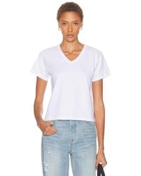 Leset - Margo V Neck Tee - Lyst