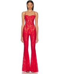 Norma Kamali - Underwire Fishtail Jumpsuit With Bodysuit - Lyst