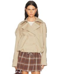 Acne Studios - Oleo Twill Trench Jacket - Lyst
