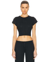 Cou Cou Intimates - The Cropped Baby Tee - Lyst