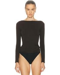 Kye - Recline Bateau Long Sleeve Top - Lyst