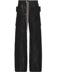 Rick Owens - Creatch Wide Cargo Drawstring Pants - Lyst