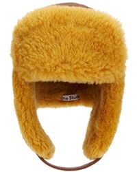 Acne Studios - Shearling Hat - Lyst