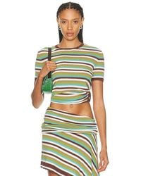 Christopher Esber - Stripe Knit Orbit Tee - Lyst