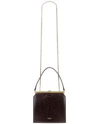 Saint Laurent - Python Nuit Blanche Chain Bag - Lyst