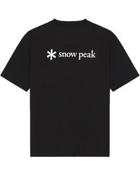Snow Peak - Sp Back Printed Logo T Shirt - Lyst