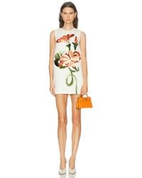 LEO LIN Yvonne Mini Dress in Blue | Lyst