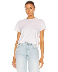 RE/DONE - X Hanes 1950s Boxy Tee - Lyst