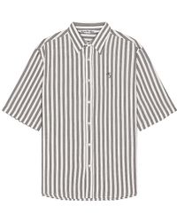 Acne Studios - Short Sleeve Stripe Shirt - Lyst