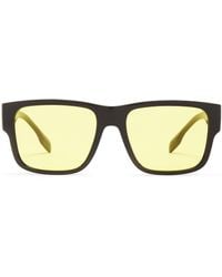 Burberry - Square Knight Sunglasses - Lyst