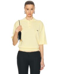 Coperni - Knotted Short Sleeved Polo Top - Lyst