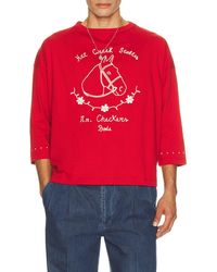 Bode - Stables Long Sleeve Tee - Lyst