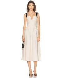 LPA Emory Midi Dress in White