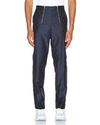 GmbH Talc Jacquard Trouser - Blue