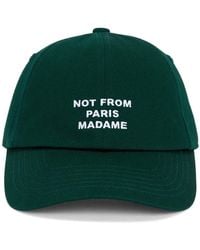 Drole de Monsieur - La Casquette Slogan Hat - Lyst