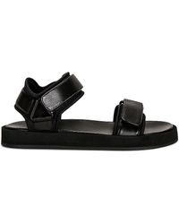 The Row - Hook And Loop Flat Sandals - Lyst