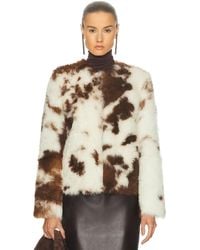 Zimmermann - Hypnotic Spot Shearling Jacket - Lyst