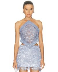 retroféte - Eaves Sequin Top - Lyst