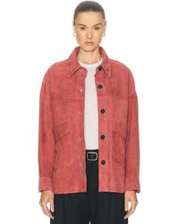Arma - Kaylee Lamb Suede Jacket - Lyst
