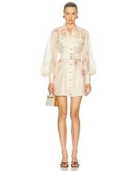 Zimmermann - Hypnotic Utility Mini Dress - Lyst