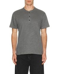Rag & Bone - Classic Flame Henley - Lyst