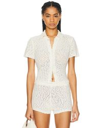 Magda Butrym - Boucle Button Up Shirt - Lyst