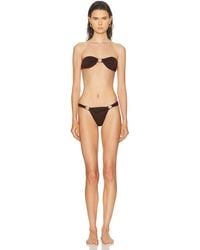Oséree - Lumiere Multi Ring Bandeau Bikini Set - Lyst
