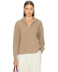 Jenni Kayne - Cashmere Half Zip Sweater - Lyst