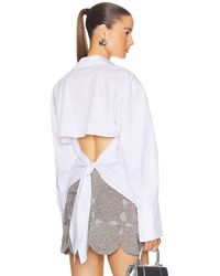 Simon Miller - Loch Poplin Button Up Shirt - Lyst