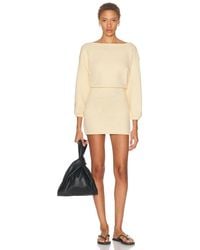 SRG - Eleanore Sculptured Knit Mini Dress - Lyst