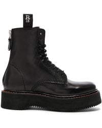 R13 - Leather Boots - Lyst